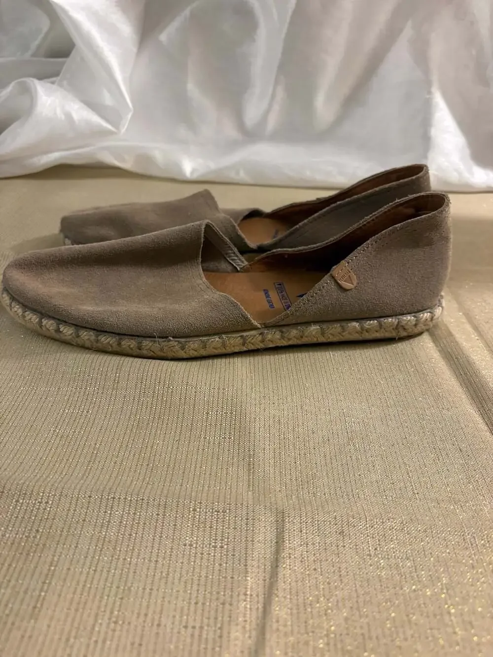Verbenas Suede Leather Espadrilles